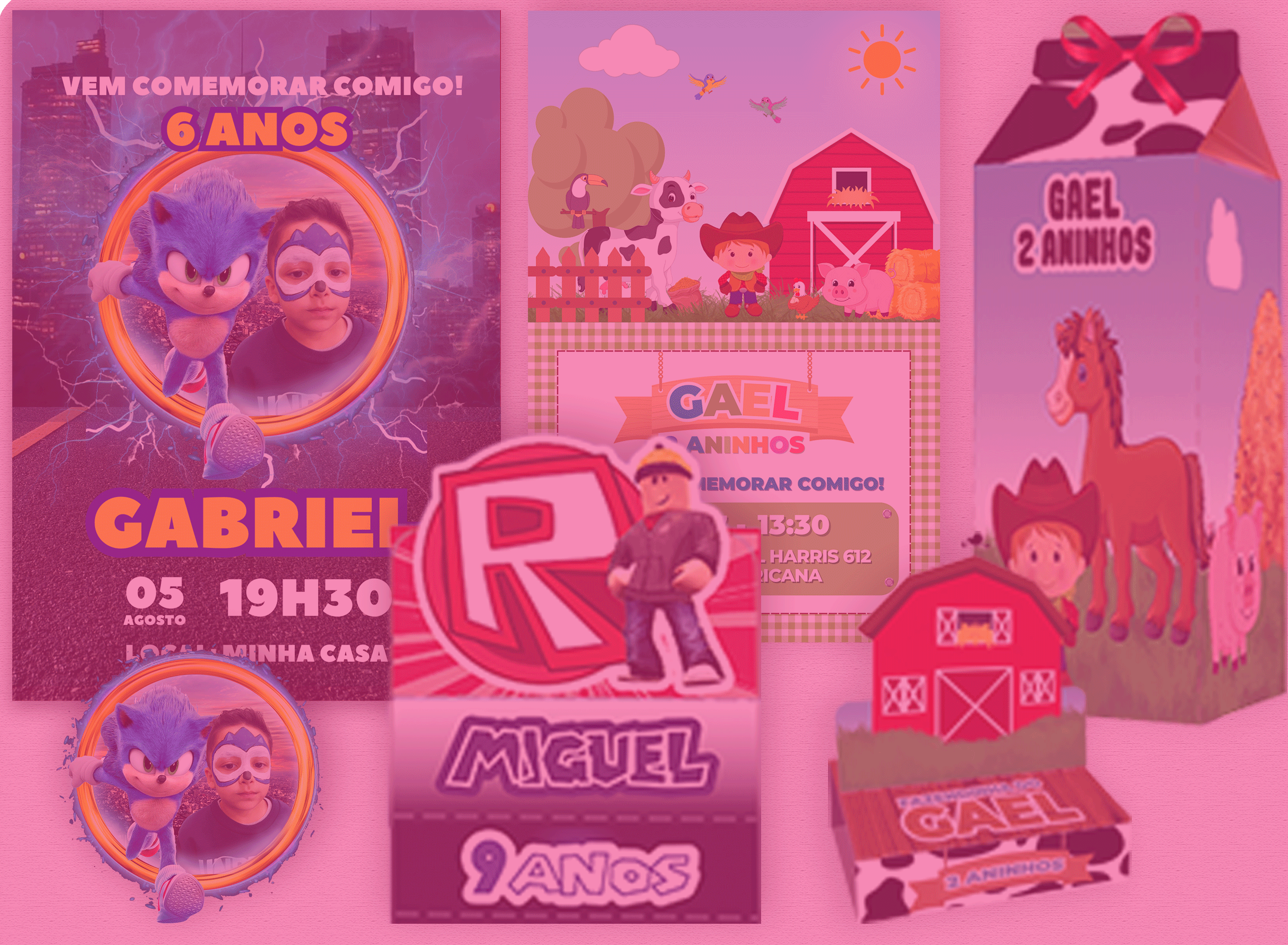 Design de peças gráficas