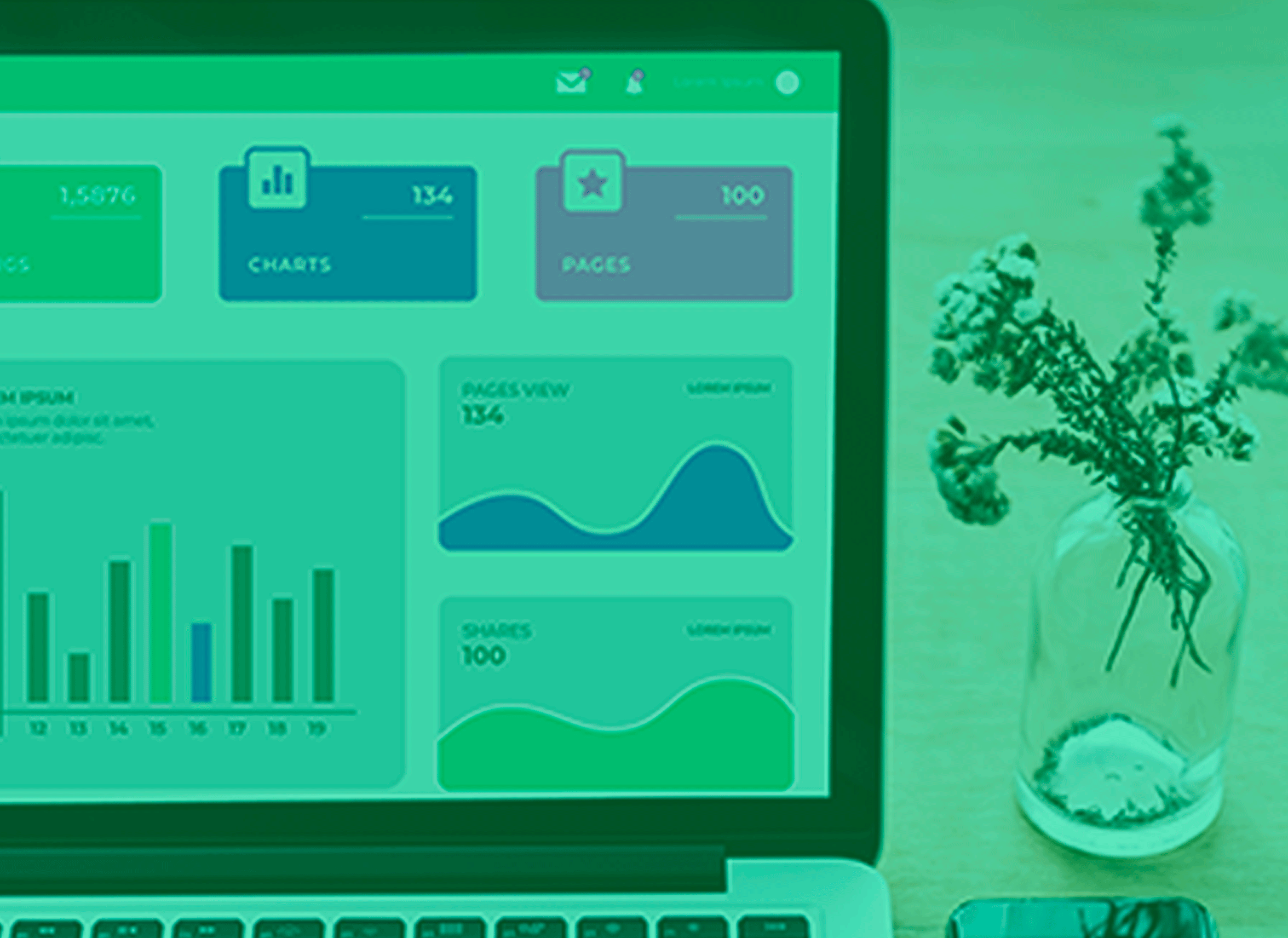 Criação de planilhas em um dashboard