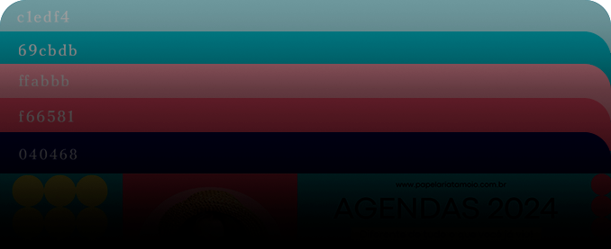 Imagem de várias linhas com cores diferentes