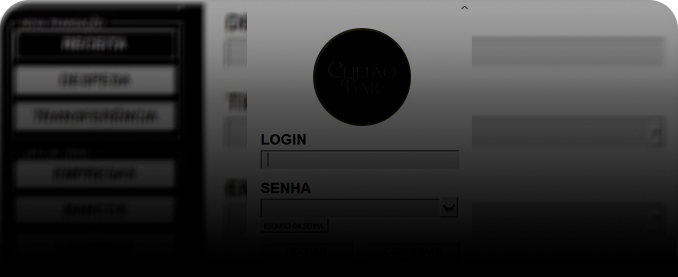 Imagem de uma tela de login